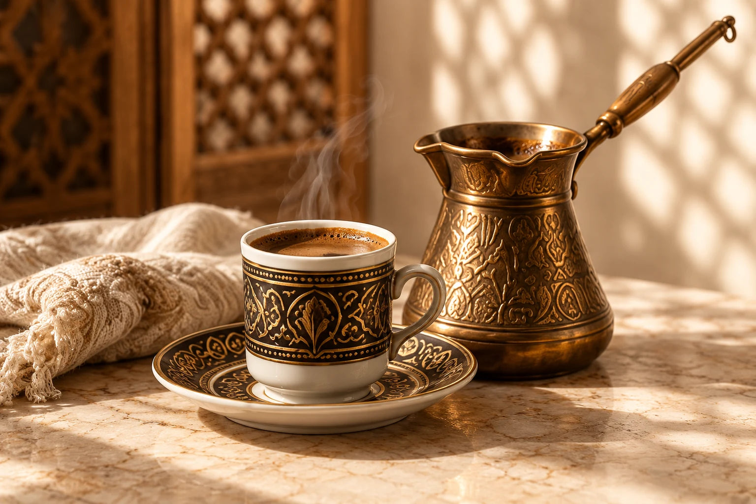 حضّر فنجانك على مهلك